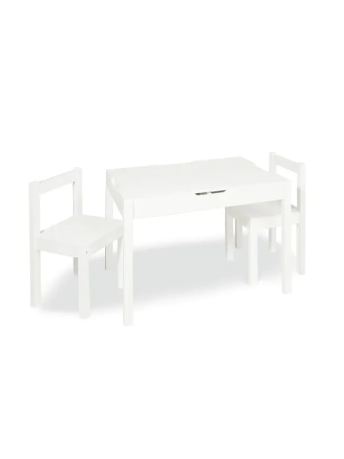 Kindersitzgruppe Linnea, weiß, 3-tlg., 65 x 50 x 47 cm