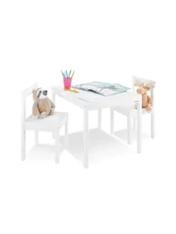 Kindersitzgruppe Olaf, weiß, 3-tlg., 61 x 48 x 46 cm