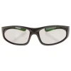 Kinder-Sportbrille "Flexxy Junior" in Schwarz-Grün/ Grau