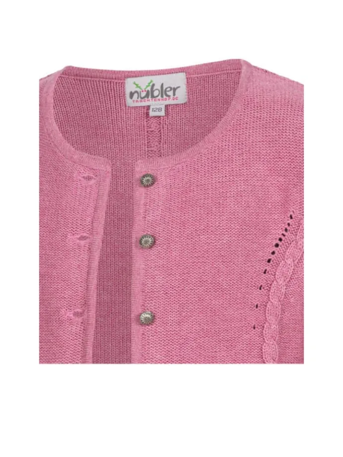 Kinderstrickjacke Amira Madl in Rosa