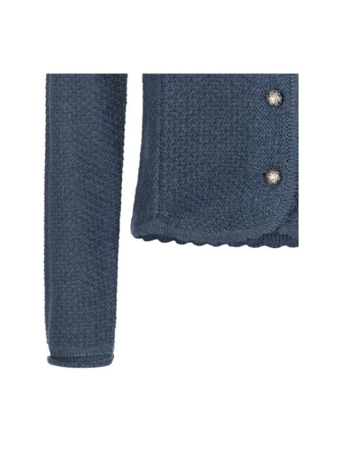 Kinderstrickjacke Yvonne in Blau
