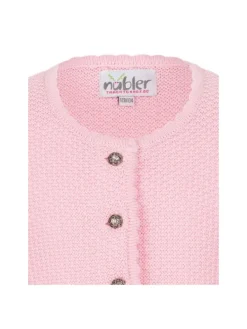 Kinderstrickjacke Yvonne in Rosa