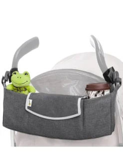 Kinderwagen-Organizer Hug it! Universal + in schwarz