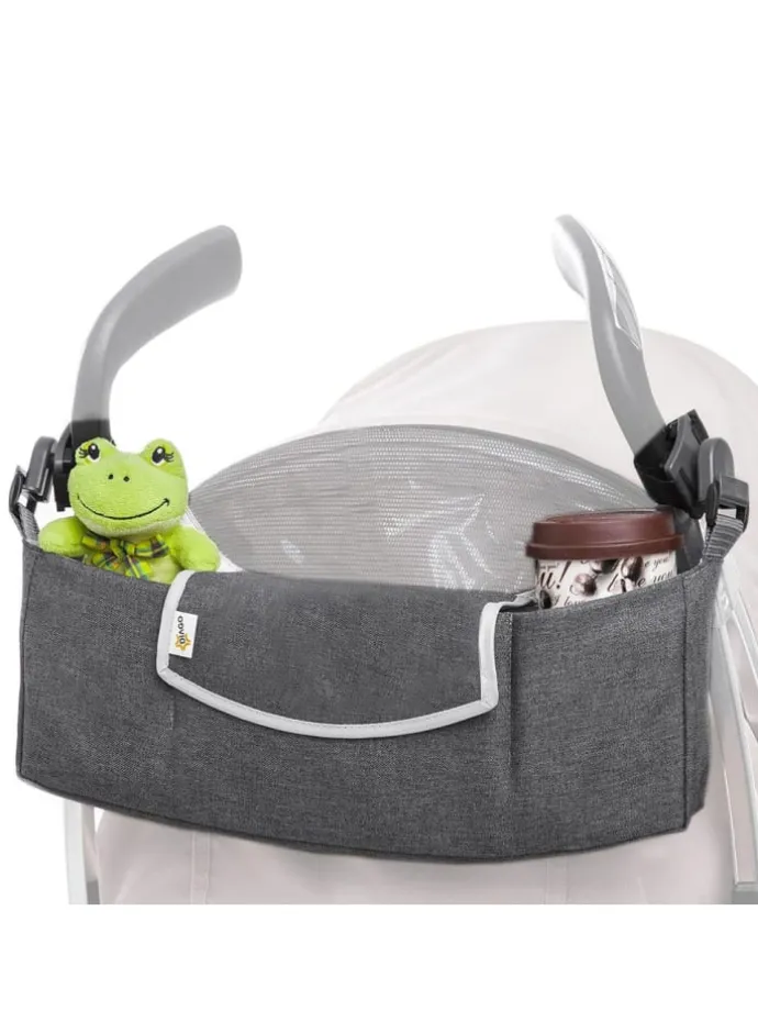 Kinderwagen-Organizer Hug it! Universal + in schwarz