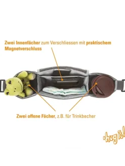 Kinderwagen-Organizer Hug it! Universal + in schwarz