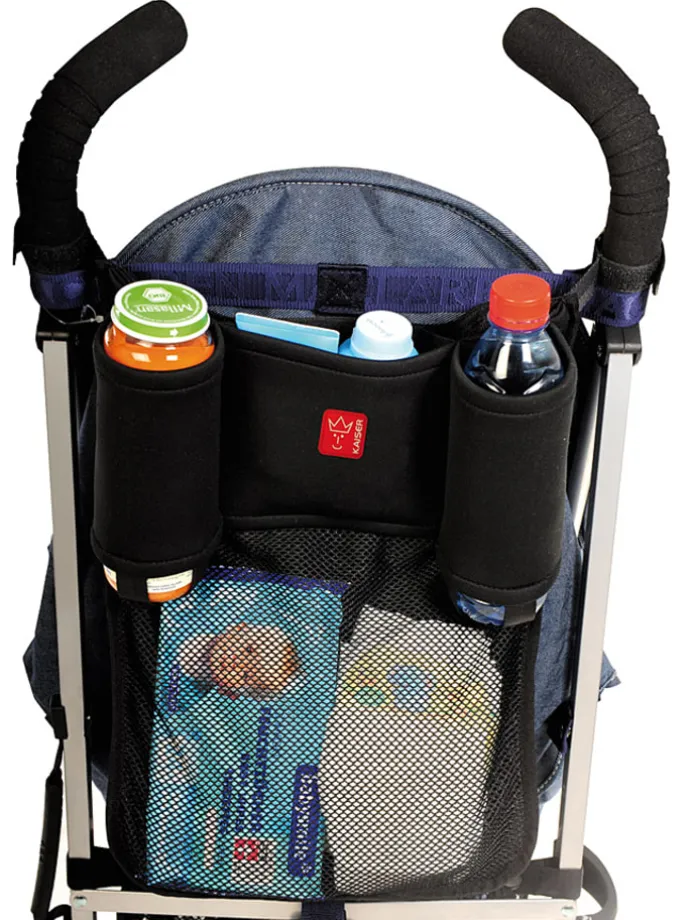 Kinderwagen-Organizer "Toogoo" in Schwarz - (L)40 x (B)32 cm
