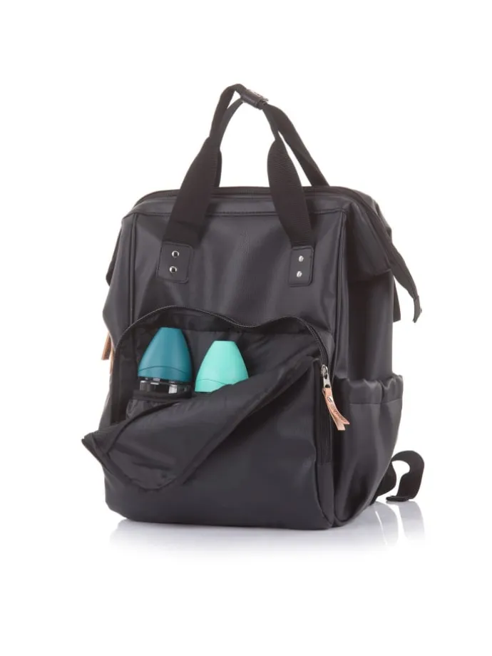 Kinderwagentasche, Rucksack in schwarz