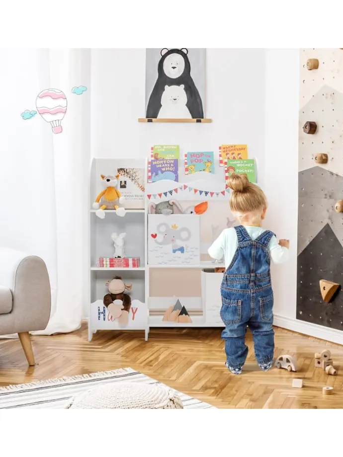 Kinderzimmerschrank in Weiß