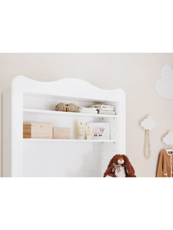 Kinderzimmer-Set Florentina extrabreit groß inkl. extrabreitem Regalaufsatz…