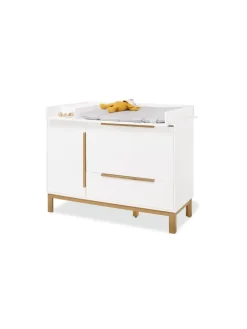 Kinderzimmer-Set Juna breit groß mit Windeleimerauszug, 4-tlg.