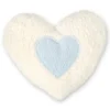 Kirschkern-Bio-Wärmekissen, blaues Herz, Made in Germany, Größe ca. 23 x 22 cm,