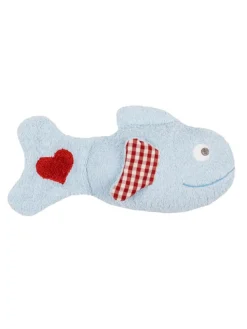Kirschkern-Bio-Wärmekissen, Fisch, Made in Germany, Größe ca. 29 x 15 cm