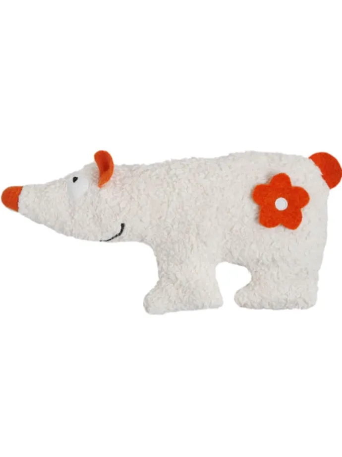 Kirschkern-Wärmekissen Eisbär, Größe ca. 18 x 39 cm, Made in Germany