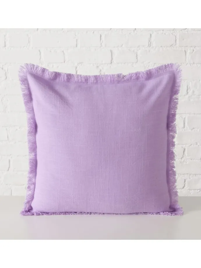 Kissen "Lenea" in Lila - (L)45 x (B)45 cm