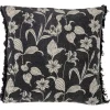 Kissen "Mali" in Schwarz/ Creme - (L)50 x (B)50 cm