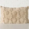 Kissen "Naina" in Beige - (L)48 x (B)30 cm