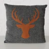 Kissen ''Olivo'' in Grau - (L)45 x (B)45 cm