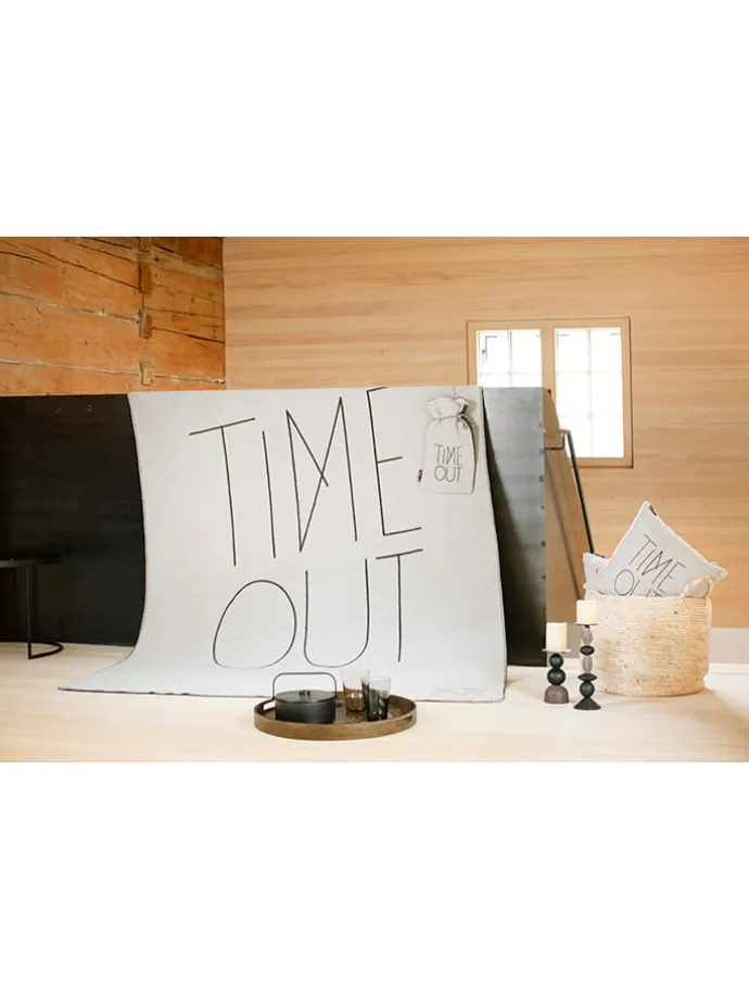 Kissen "Silvretta - time out" in Creme