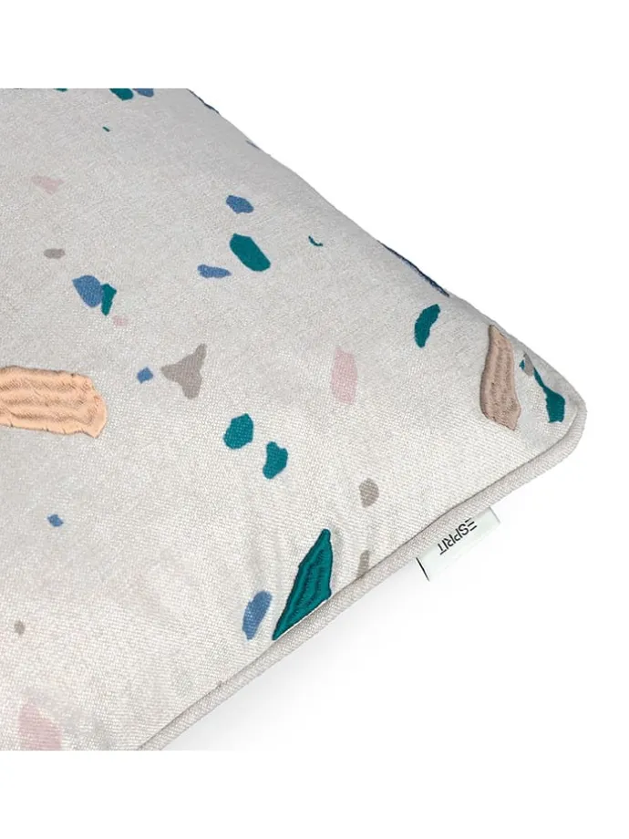 Kissenhülle "Bastian" in Creme/ Bunt