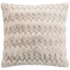 Kissenhülle "Plush" in Beige - (L)45 x (B)45 cm