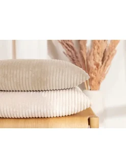 Kissenhülle "Shara" in Beige - (L)45 x (B)45 cm