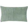 Kissenhülle "Shara" in Salbei - (L)30 x (B)50 cm