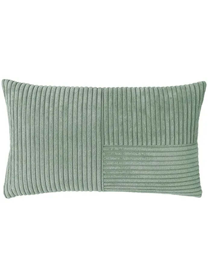 Kissenhülle "Shara" in Salbei - (L)30 x (B)50 cm