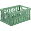 Kiste in Grün - (B)35,5 x (H)16,3 x (T)24 cm