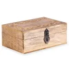Kiste "Sombre" in Beige - (B)22 x (H)8 x (T)14 cm