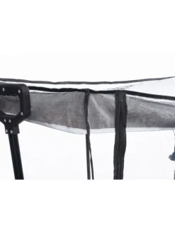 Klappbollerwagen AddPlus mit Bremse, inkl. Regenschutz in Grau, 120 x 56 x …