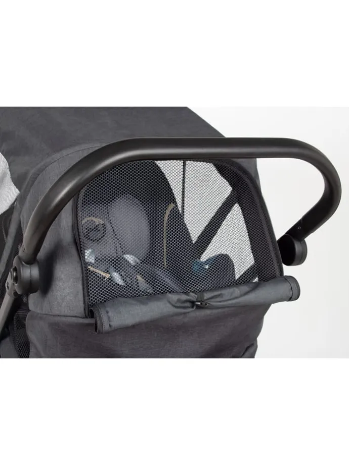 Klappbollerwagen Cruiser in Grau, 116 x 64 x 64 cm