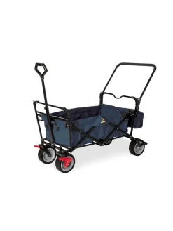 Klappbollerwagen Paxi dlx Comfort mit Bremse in Blau, 134 x 59 x 102 cm