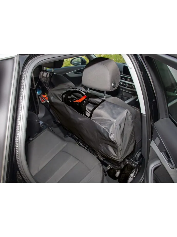 Klappbollerwagen Paxi dlx Comfort mit Bremse in Blau, 134 x 59 x 102 cm