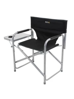 Klappstuhl in Schwarz/ Silber - (B)61 x (H)78 x (T)42 cm