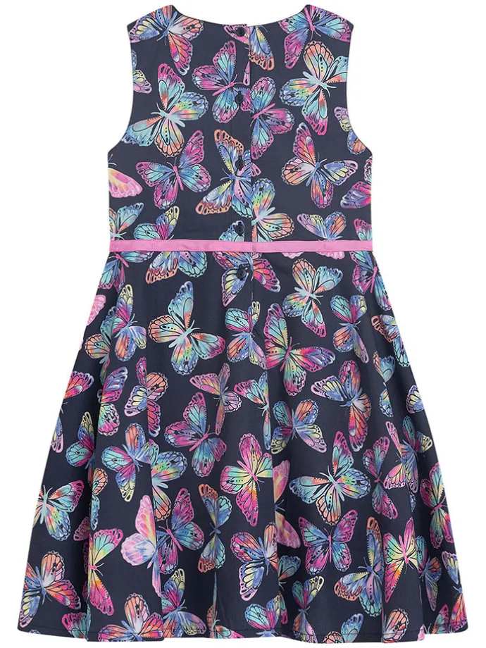 Kleid "Doceana" in Dunkelblau/ Rosa