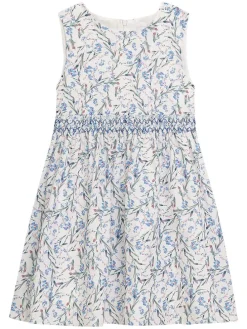 Kleid "Dpadme" in Blau/ Weiß