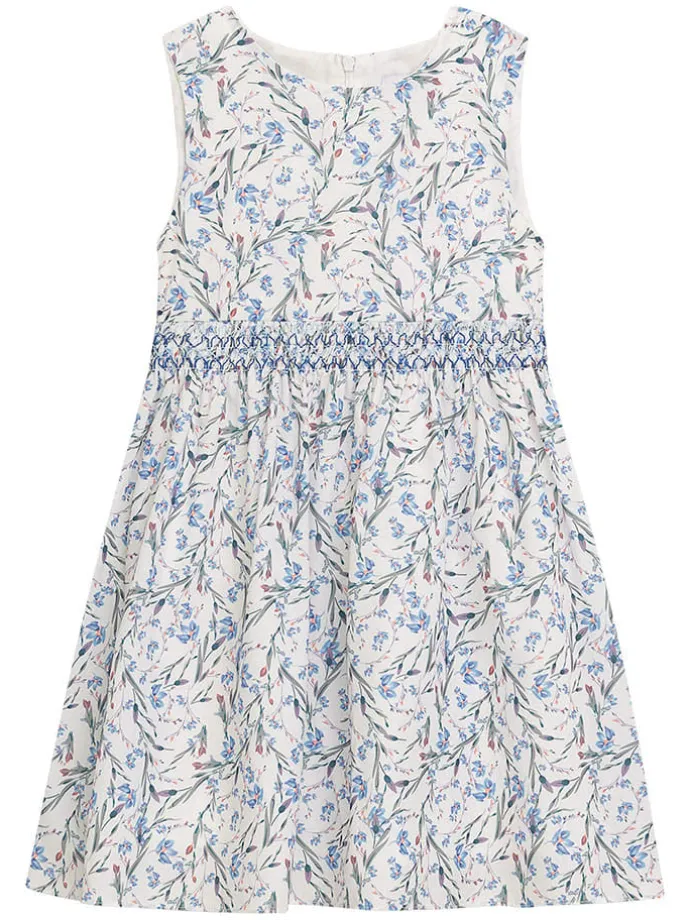 Kleid "Dpadme" in Blau/ Weiß
