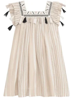 Kleid "Dqamar" in Beige