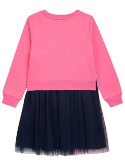 Kleid "Felia" in Rosa/ Dunkelblau