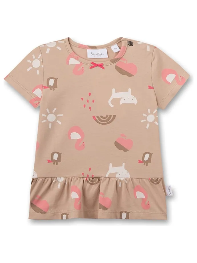 Kleid in Beige