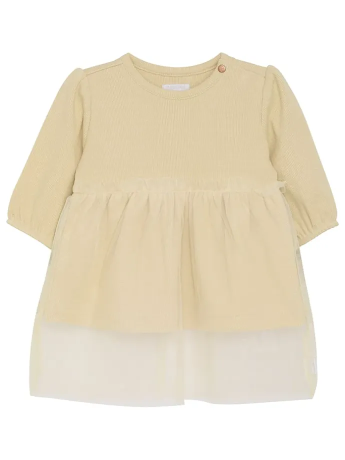 Kleid in Beige