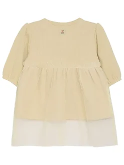 Kleid in Beige
