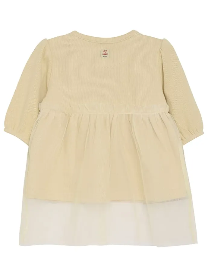 Kleid in Beige