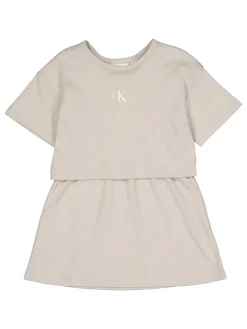 Kleid in Beige