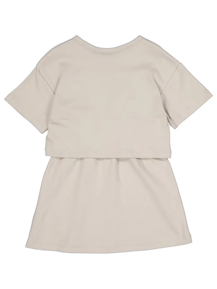 Kleid in Beige