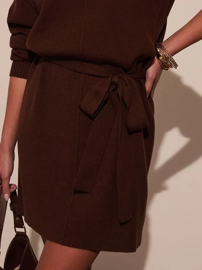 Kleid in Braun