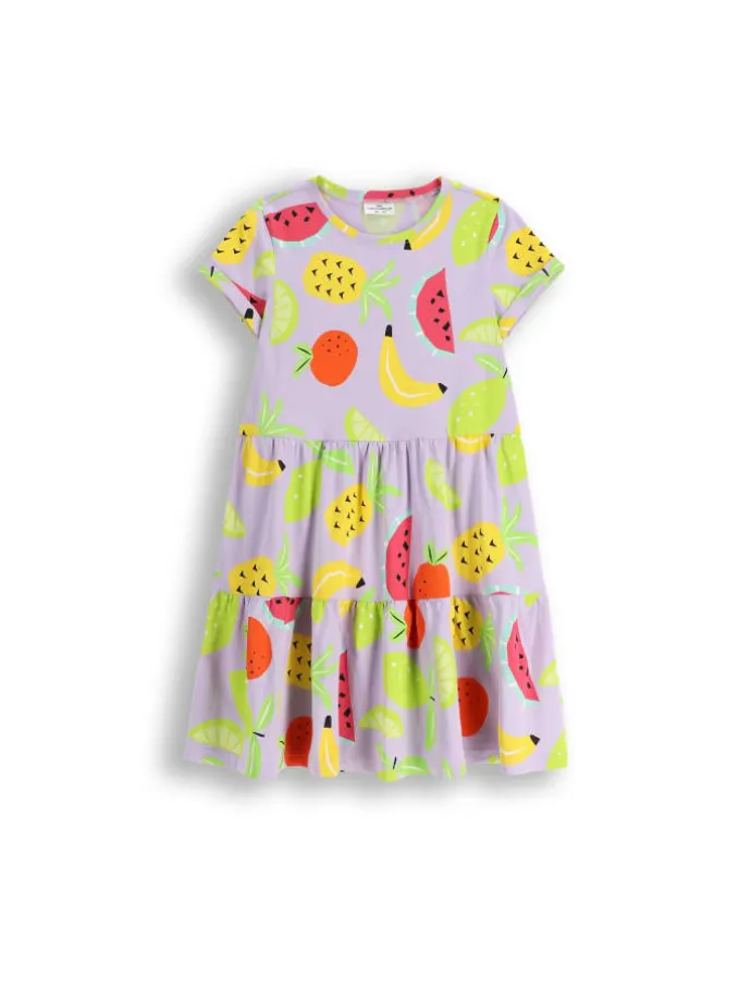 Kleid in bunt