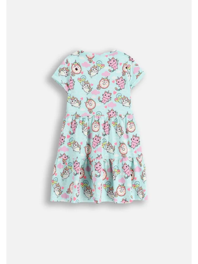 Kleid in bunt
