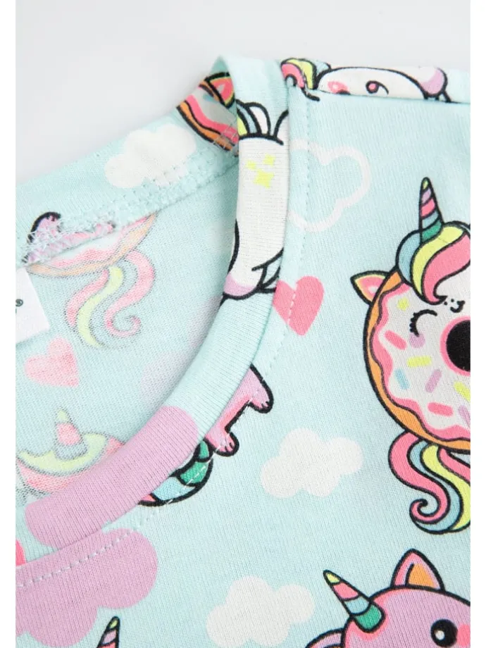 Kleid in bunt