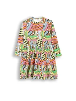 Kleid in bunt